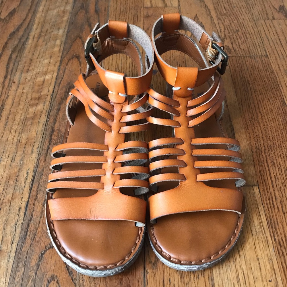 American Eagle ankle gladiator sandals